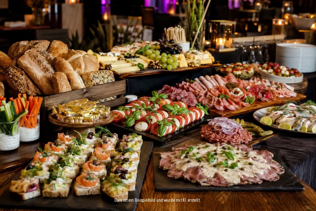 Fingerfood Catering Delikatessen Buffet